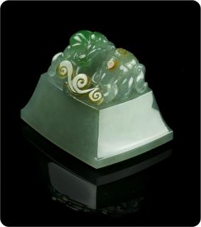 天工金奖 翡翠《太平有象》赏析---和田玉扬州工阳光玉器出品