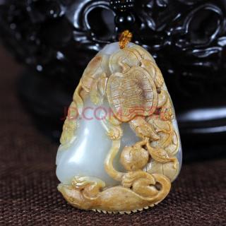 和田玉挂件 福寿 23.4克